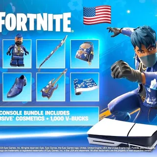 ⚡️INSTANT DELIVERY⚡️ Flowering Chaos USA Bundle + 1000 V-Bucks PS5 PSN