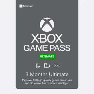 Xbox Game Pass Ultimate 3 Months New & Existing Users