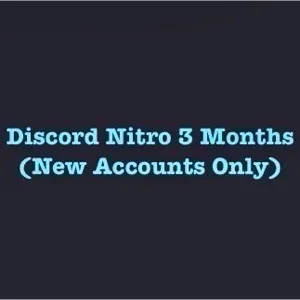Discord Nitro 3 Months Subscription ⚡️FAST DELIVERY⚡️