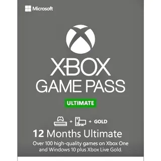Xbox Game Pass Ultimate 12 Months 