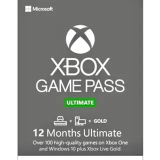 Xbox Game Pass Ultimate 12 Months New & Existing Users