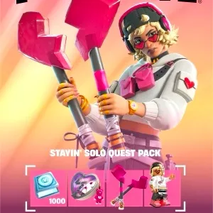 ⚡️ FAST DELIVERY⚡️ Fortnite Stayin Solo Quest Pack + 1000 vbucks