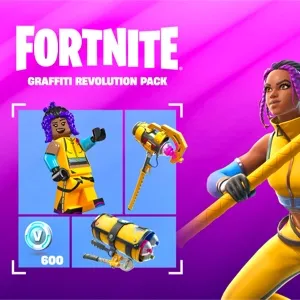 ⚡️ALL PLATFORMS⚡️ Fortnite Graffiti Revolution Pack + 600 vbucks