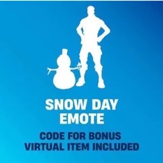 ⚡️INSTANT DELIVERY⚡️ SNOW DAY EMOTE CODE