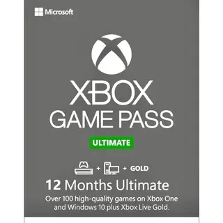 Xbox Game Pass Ultimate 12 Months 