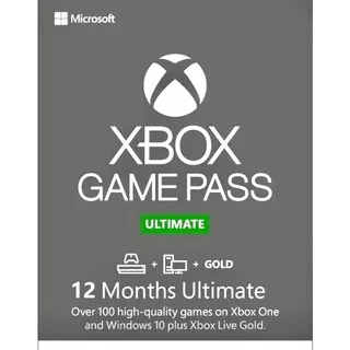Xbox Game Pass Ultimate 12 Months 