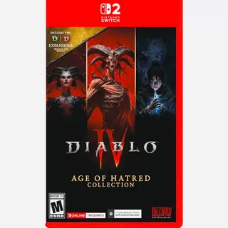 Diablo IV Age of Hatred Collection Nintendo Switch 2 Code