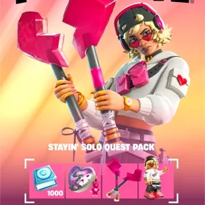 ⚡️ FAST DELIVERY⚡️ Fortnite Stayin Solo Quest Pack + 1000 vbucks