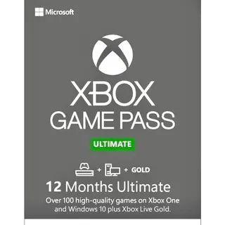 Xbox Game Pass Ultimate 12 Months 