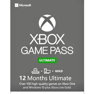 Xbox Game Pass Ultimate 12 Months 