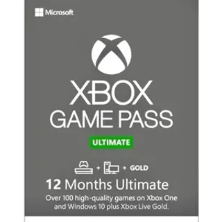 Xbox Game Pass Ultimate 12 Months 