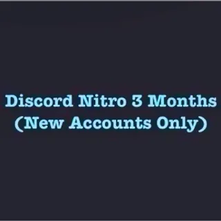 Discord Nitro 3 Months Subscription ⚡️FAST DELIVERY⚡️