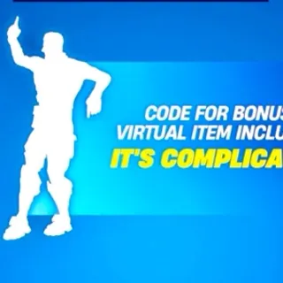 ⚡️INSTANT DELIVERY⚡️ FORTNITE IT’S COMPLICATED EMOTE