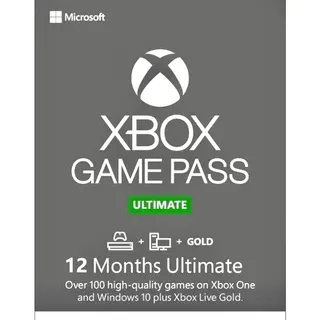 Xbox Game Pass Ultimate 12 Months 