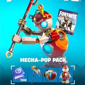 ⚡️ FAST DELIVERY⚡️ Fortnite Mecha Pop + 1500 Vbucks Pack 
