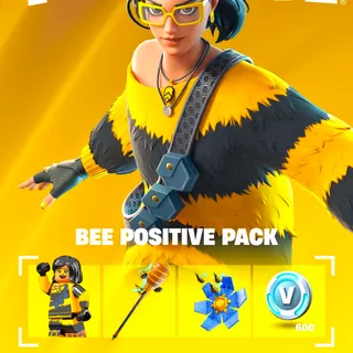 ⚡️ALL PLATFORMS⚡️ Fortnite Bee Positive Pack + 600 vbucks