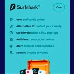 Surfshark One Unlimited Devices 1 Year Key GLOBAL
