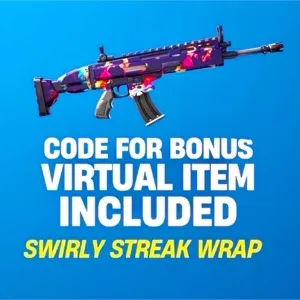 Fortnite Swirly Streak Wrap ⚡️WEEKEND SALE FAST DELIVERY⚡️