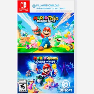 ⚡️INSTANT DELIVERY⚡️ Mario + Rabbids Kingdom Battle and Sparks of Hope Nintendo Switch