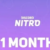 Discord Nitro 1 Month ALL SUBSCRIBERS 