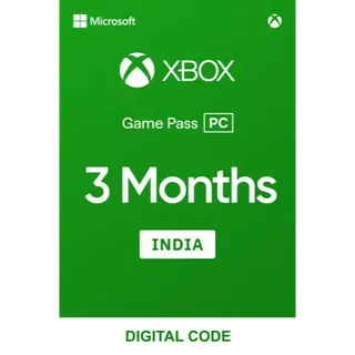 Xbox Game Pass 3-month (India)