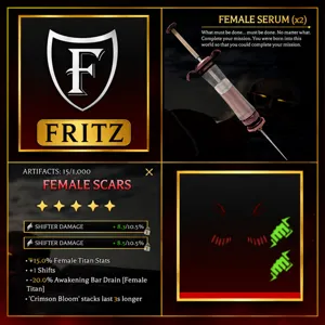 Fritz+Female Serum+Scars