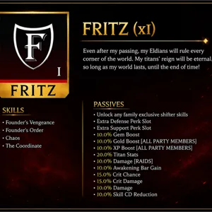 FRITZ MYTHICAL FAMILY