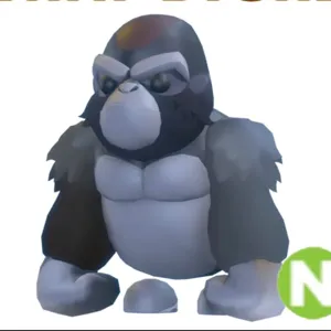 Neon Silverback Gorilla