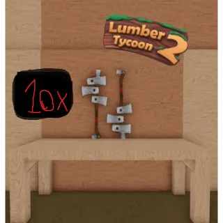 ROBLOX - LUMBER TYCOON2 MANY AXE 10X