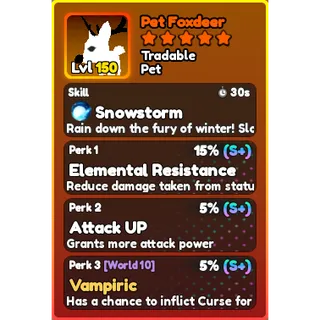 Pet Foxdeer // World Zero