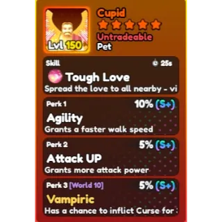 Cupid (Perfect Attk + AGI + Vamp) // World Zero