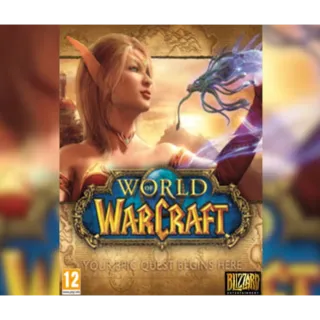 EU ONLY - World of Warcraft - Battle Chest 30 Days Battle.net Key