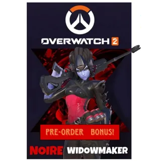 OVERWATCH Widowmaker Noire Pre Order Skin READ DESCRIPTION ALL Platforms Servers