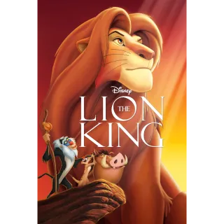Disney The Lion King Diamond Edition HDX Digital Movie Code!!