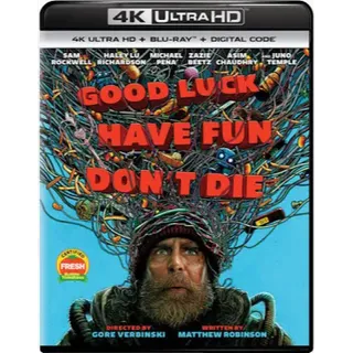 GOOD LUCK, HAVE FUN, DON'T DIE 4K UHD Digital Movie Code!!