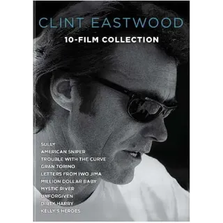 Clint Eastwood 10-Movie Collection Digital Movie Code!! See Listing of HDX and 4K UHD Titles