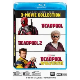 DEADPOOL 3-MOVIE COLLECTION HDX Digital Movie Code!!