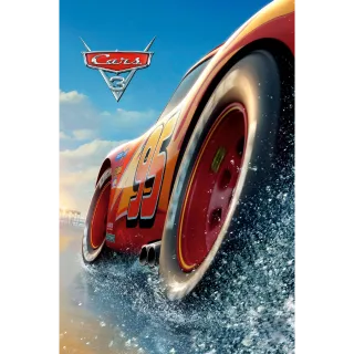 Disney Cars 3 HDX Digital Movie Code!!