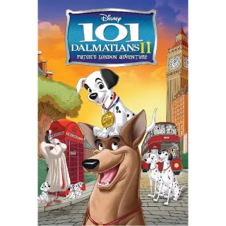 Disney 101 Dalmatians II: Patch's London Adventure HDX Digital Movie Code!!