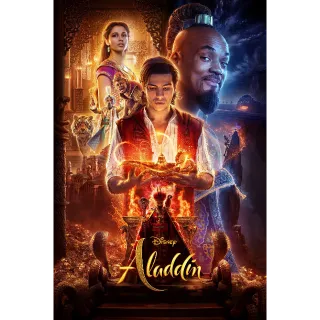 Disney Aladdin Live HDX Digital Movie Code!!