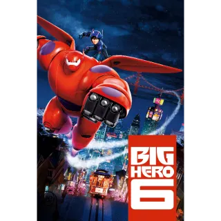 Disney Big Hero 6  FULL HDX DIGITAL MOVIE CODE!!