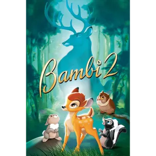 Disney Bambi II HDX Digital Movie Code!!