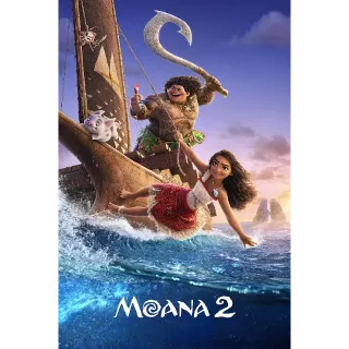 Moana 2 HDX Digital Movie Code!!