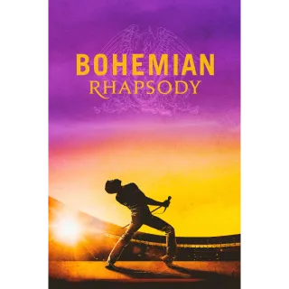 Bohemian Rhapsody HD Digital Movie Code!!