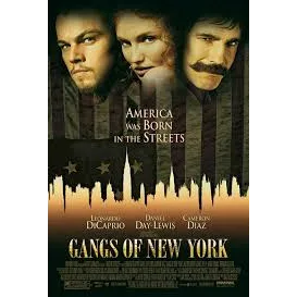 GANGS OF NEW YORK HDX Digital Movie Code!!