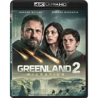 GREENLAND 2: MIGRATION 4K UHD Digital Movie Code!!