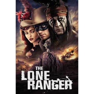 Disney The Lone Ranger HD Digital Movie Code!!