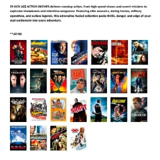 25 KICK A$$ ACTION MOVIES