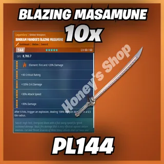 10x Blazing Masamune