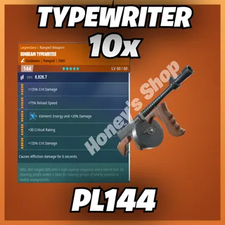 10x Typewriter